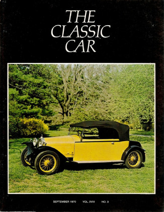 THE CLASSIC CAR 1970 SEPT - '70 GRAND CLASSIC,SALON CARS @ INDY,PATRICK LINDSAY